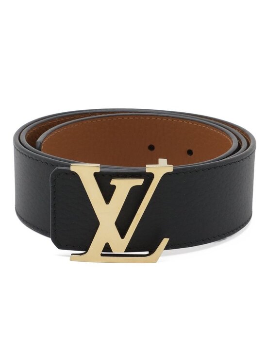 Louis Vuitton Ceinture LV Initial 40 mm Reversible Belt Taurillon Leather Black main image 6